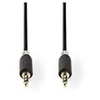 Image de Câble audio stéréo 3,5 mm mâle - 3,5 mm mâle 3,0 m anthracite