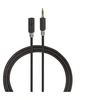 Image de - Rallonge de câble audio - mini-phone stereo 3.5 mm mâle pour mini-phone stereo 3.5 mm femelle - 5 m - anthracite - rond