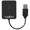 Image de CRDRU2300BK - Lecteur de carte - tout-en-un (MS PRO, SD, xD, MS PRO Duo, miniSD, TransFlash, SDHC, microSDHC) - USB 2.0
