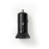 Image de CCHAU480ABK Chargeur de Voiture 4.8 A 2 Sorties USB-A Noir