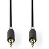 Image de Câble audio stéréo 3,5 mm mâle - 3,5 mm mâle 2,0 m anthracite