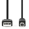 Image de - Câble USB - USB (M) pour USB type B (M) - USB 2.0 - 3 m - noir