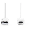 Image de - Câble USB - USB (M) pour Micro-USB Type B (M) - USB 2.0 - 1 m - plat - blanc