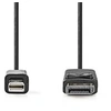 Image de - Câble DisplayPort - DisplayPort (M) pour Mini DisplayPort (M) - 3 m - rond, support 4K - noir