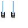 Image de - Câble réseau - RJ-45 (M) pour RJ-45 (M) - 15 m - SF/UTP - CAT 5e - moulé, rond - bleu