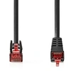 Image de - Câble réseau - RJ-45 (M) angle droit pour RJ-45 (M) droit - 2 m - SF/UTP - CAT 6 - moulé, rond - noir