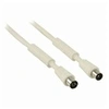 Image de Câble coaxial 120 db cei (coaxial) mâle - cei (coaxial) femelle 3,0 m blanc