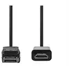 Image de - Câble adaptateur - DisplayPort mâle pour HDMI mâle - 2 m - noir - rond