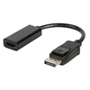 Image de - Câble adaptateur - DisplayPort mâle pour HDMI femelle - 20 cm - noir - rond