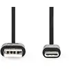 Image de - Câble USB - 24 pin USB-C (M) pour USB (M) - USB 2.0 - 10 cm - noir