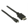 Image de - Câble HDMI avec Ethernet - HDMI mâle pour 19 pin micro HDMI Type D mâle - 2 m - noir - rond, support 4K, support 1080p