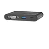 Image de TCARF220BK - Concentrateur (hub) - 1 x VGA + 1 x SuperSpeed USB + 1 x USB-C (alimentation électrique) - de bureau