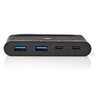 Image de TCARF250BK - Concentrateur (hub) - 1 x USB 3.1 Gen 2 + 2 x USB 3.1 + 1 x USB 3.1 de 2ème génération (alimentation électrique) - de bureau