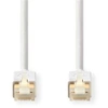 Image de - Cordon de raccordement - RJ-45 (M) pour RJ-45 (M) - 5 m - SFTP - CAT 6 - blanc