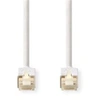 Image de - Câble réseau - RJ-45 (M) pour RJ-45 (M) - 10 m - paire torsadée écrantée (F/UTP) - CAT 6 - moulé, rond - blanc