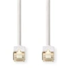 Image de - Câble réseau - RJ-45 (M) pour RJ-45 (M) - 5 m - paire torsadée écrantée (F/UTP) - CAT 6 - moulé, rond - blanc