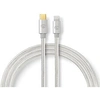 Image de - Câble Lightning - Lightning mâle pour 24 pin USB-C mâle - 2 m - aluminium