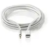Image de - Câble Lightning vers jack pour casque - Lightning mâle pour mini-phone stereo 3.5 mm mâle - 1 m - aluminium