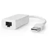 Image de Nedis Adaptateur USB 2.0 vers RJ 45 - Blanc