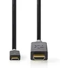 Image de - Câble adaptateur - 24 pin USB-C mâle pour HDMI mâle - 2 m - anthracite - rond, support pour 4K60Hz