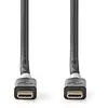 Image de - Câble USB - 24 pin USB-C (M) pour 24 pin USB-C (M) - USB 3.2 Gen 2 - 5 A - 2 m - anthracite