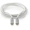Image de - Câble USB - 24 pin USB-C (M) pour 24 pin USB-C (M) - USB 3.2 Gen 2 - 5 A - 2 m - argent