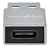 Image de - Adaptateur USB - 24 pin USB-C (F) pour USB type A (M) - USB 3.2 Gen 1 - argent