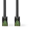 Image de - Câble réseau - RJ-45 (M) pour RJ-45 (M) - 100 m - 5.8 mm - pairs in metal foil (PiMF) - CAT 7 - moulé, rond - noir