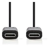 Image de - Câble USB - 24 pin USB-C (M) pour 24 pin USB-C (M) - USB 3.2 Gen 1 - 2 m - support 1080p, support pour 4K60Hz (3840 x 2160), support 4K30Hz (3840 x