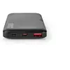 Image de - Banque d'alimentation - 10000 mAh - 37 Wh - 3 A - PD 2.0 - 2 connecteurs de sortie (USB, USB-C) - noir