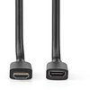 Image de - Ultra High Speed - câble d'extension HDMI avec Ethernet - HDMI mâle pour HDMI femelle - 2 m - blindé - noir - rond, support 4K 120 Hz, support pour