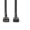 Image de - Ultra High Speed - câble d'extension HDMI avec Ethernet - HDMI mâle pour HDMI femelle - 2 m - blindé - noir - rond, support 4K 120 Hz, support pour