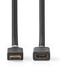 Image de - Ultra High Speed - câble d'extension HDMI avec Ethernet - HDMI mâle pour HDMI femelle - 1 m - blindé - anthracite - rond, support 4K 120 Hz,
