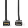 Image de - High speed - câble d'extension HDMI avec Ethernet - HDMI mâle pour HDMI femelle - 3 m - blindé - anthracite - rond, support pour 4K60Hz, débit de