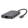 Image de Hub USB 7-en-1 vers RJ45 / 3USB-A / Micro SD / HDMI 4K 5Gbps 0.2m Noir