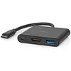 Image de Modèle du produit : Adaptateur Multi-Ports USB USB 3.2 Gen 1 USB-C Mâle Sortie HDMI / USB-A Femelle / USB-C Femelle 5 Gbps 0.10 m Rond Plaqué nickel