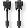 Image de Câble VGA VGA Mâle VGA Mâle Plaqué nickel Résolution maximale: 1280x768 3.00 m Rond ABS Noir Label