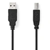 Image de Câble USB USB-A Mâle vers USB-B Mâle 3.00m Noir