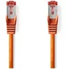 Image de Modèle du produit : Câble réseau CAT6 RJ45 Male RJ45 Male S/FTP 2.00 m Rond LSZH Orange Label