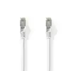 Image de Nedis Câble RJ45 Mâle/Mâle Cat 8.1 S/FTP - 1m Blanc