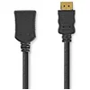 Image de Câble HDMI Haute Vitesse avec ethernet HDMI Connecteur Sortie HDMI 4K@60Hz ARC 10.2 Gbps 5.00 m Rond PVC Noir Label