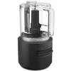 Image de Kitchenaid Hachoir sans fil - Go Cordless - Mini robot culinaire portable pour hacher ou purer des fruits, légumes et herbs - 2 Vitesses et pulse - Lame et fouet - 1,18 L - Noir - Sans batterie en occasion ou reconditionné