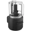 Image de Kitchenaid Hachoir sans fil - Go Cordless - Mini robot culinaire portable pour hacher ou purer des fruits, légumes et herbs - 2 Vitesses et pulse - Lame et fouet - 1,18 L - Noir - Avec batterie en occasion ou reconditionné