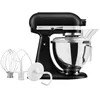 Image de KitchenAid Classic Robot Pâtissier 4.3L à Tête Inclinable, 10 Vitesses Démarrage Doux, Batteur Plat, Crochet & Fouet, Mélange Planétaire, 59 Points de Contact, Noir Mat en occasion ou reconditionné