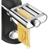 Image de KitchenAid Accessoire Pâtes 3-en-1 Métal, Laminoir, Coupe-Spaghetti et Coupe-Fettuccine, Compatible Robots KitchenAid, Acier Inoxydable en occasion ou reconditionné