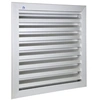 Image de Grille murale à encastrer F1 anodisé argent moustiquaire inox - 500 x 500 mm - 41155