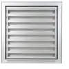 Image de Grille murale à encastrer F1 anodisé argent moustiquaire inox - 200 x 200 mm - 41122