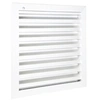 Image de Grille de ventilation 200 x 200 mm aluminium blanc RAL9010