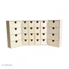 Image de Calendrier de l'avent en bois à décorer - Armoire à tiroirs - 55,5 x 27,5 cm