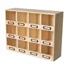 Image de Casier de rangement en bois 12 emplacements